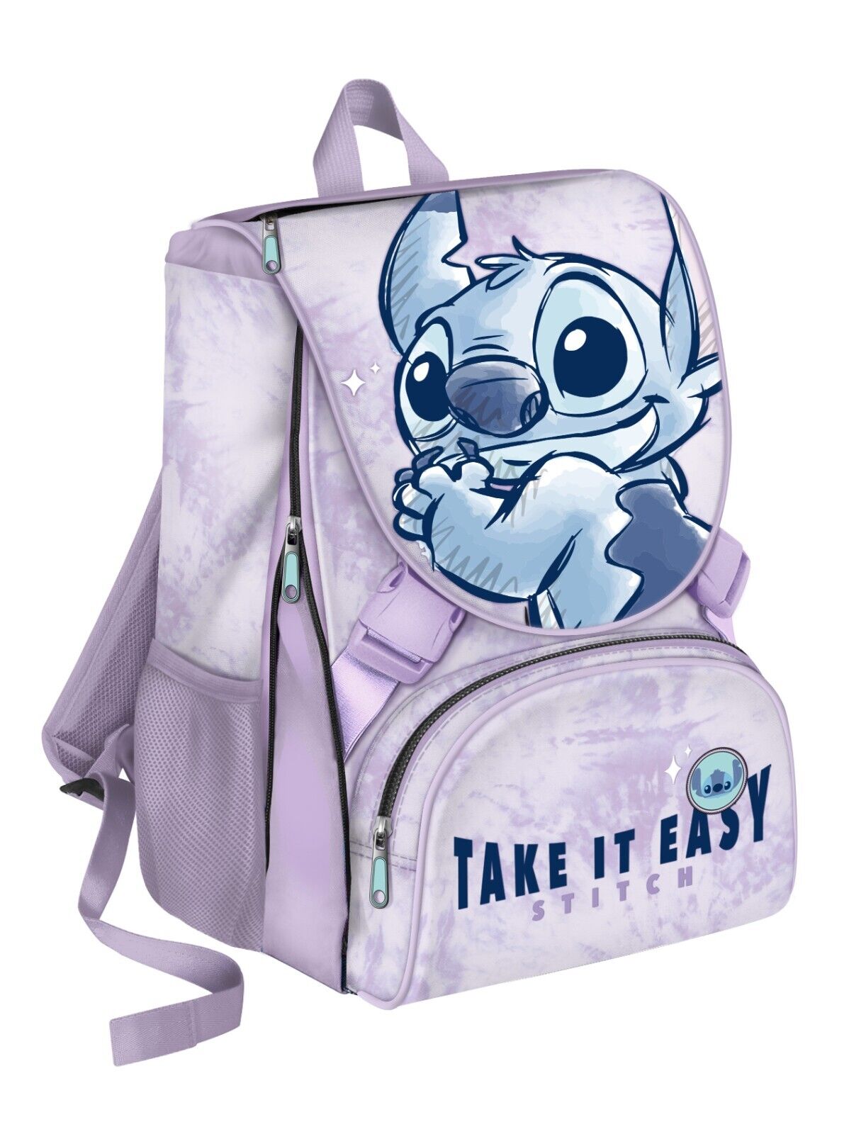 Zaino Estensibile Scuola Disney Stitch