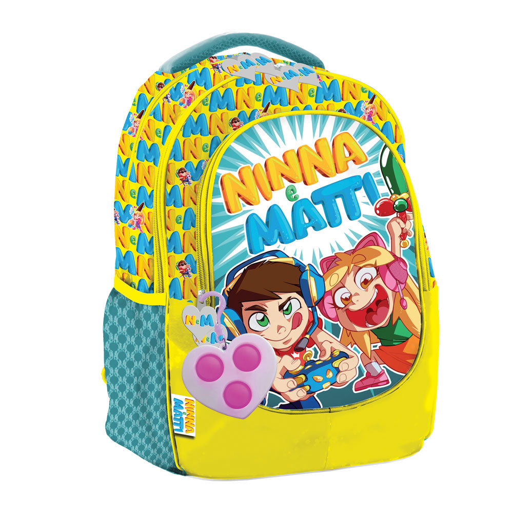 ZAINO OVETTO CON GADGET NINNA E MATTI