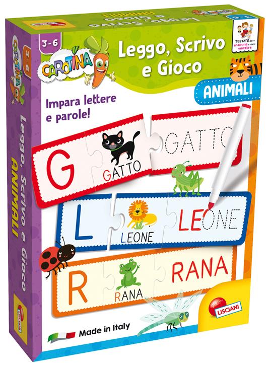 Carotina leggo scrivo e gioco assortito