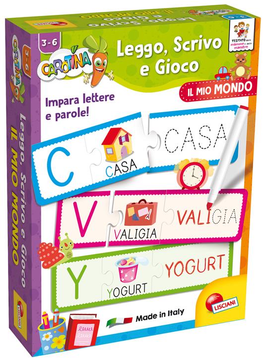 Carotina leggo scrivo e gioco assortito