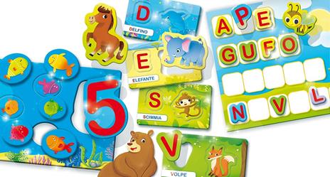 Lisciani Giochi- Carotina Maxi Alfabeto Parole e Numeri, Colore, 95148