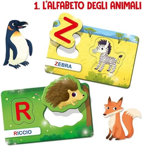 Lisciani Giochi- Carotina Maxi Alfabeto Parole e Numeri, Colore, 95148
