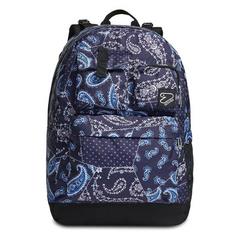 Zaino scuola Reversible Pockets Seven Blue Cashmere con auricolari wireless, Blue Marine