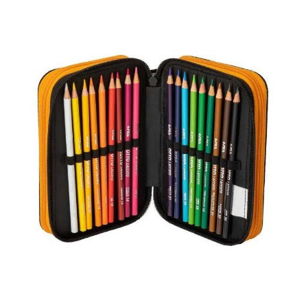 ASTUCCIO 3 ZIP CON CORREDO ( FRIXION INCLUSA) MINECRAFT