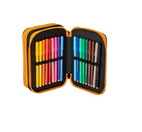 ASTUCCIO 3 ZIP CON CORREDO ( FRIXION INCLUSA) MINECRAFT