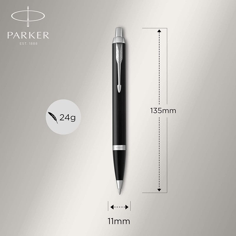 PARKER IM PENNA A SFERA, PUNTA MEDIA E RICARICA DI INCHIOSTRO BLU