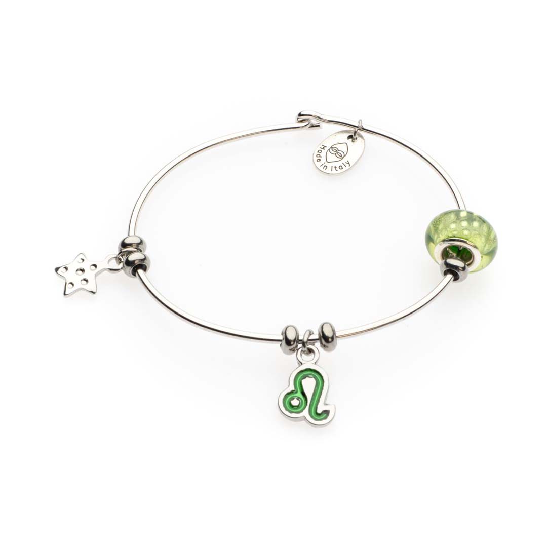 Bracciale Rigido Argento – Leone