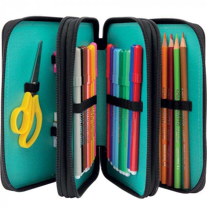 ASTUCCIO 3 ZIP CON CORREDO T-REX GOPOP