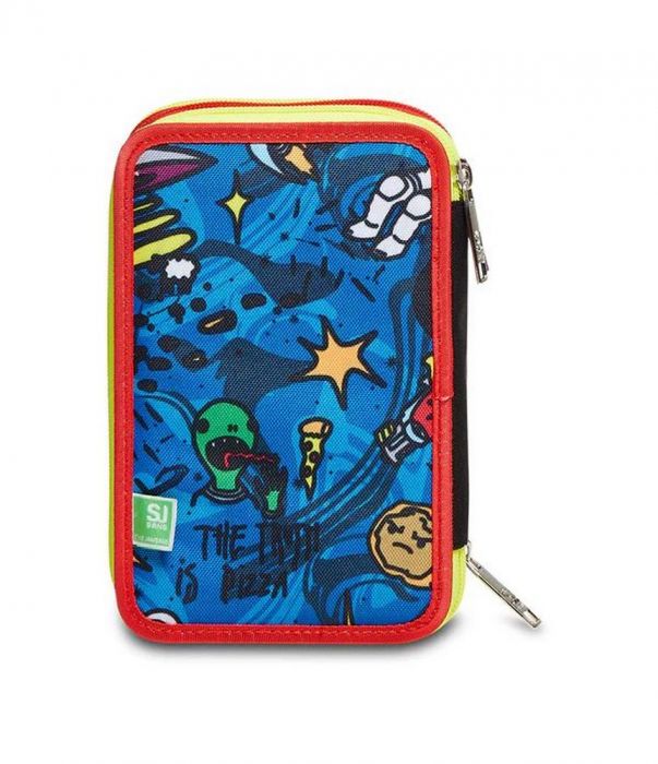 Astuccio scuola 3 zip SJ Wondrous Boy