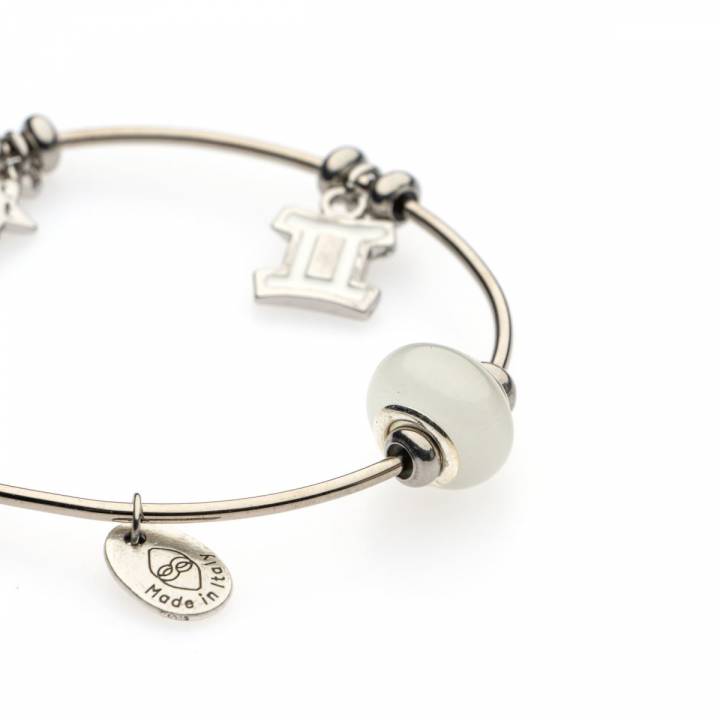 Bracciale Rigido Argento – Gemelli