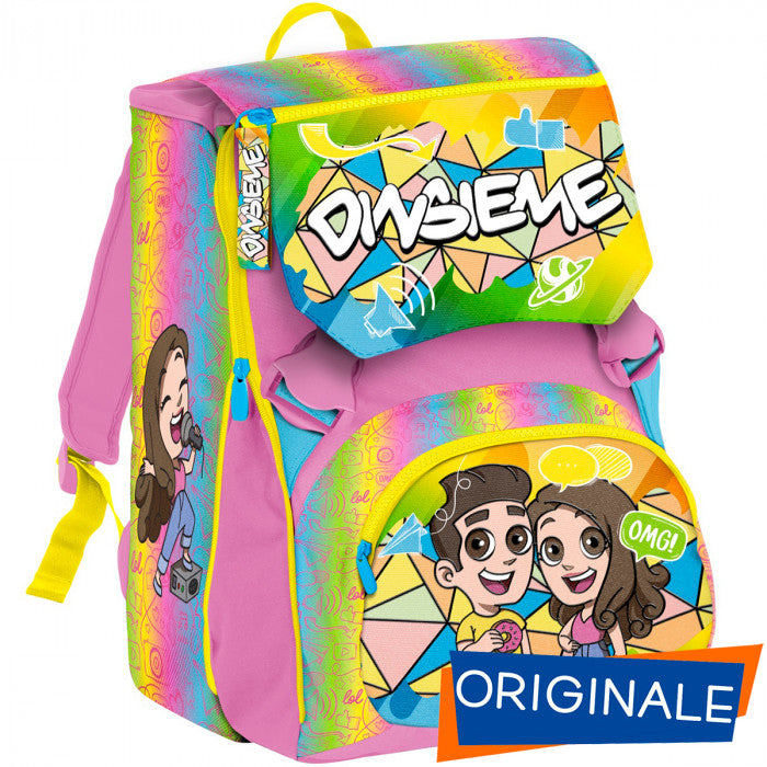 ZAINO SCUOLA SDOPPIABILE DINSIEME