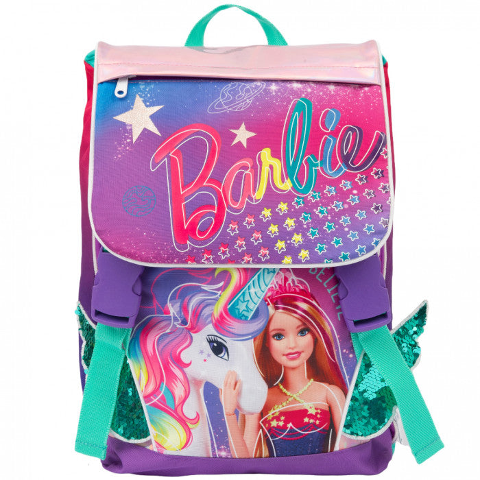 ZAINO SCUOLA SDOPPIABILE MULTI BARBIE